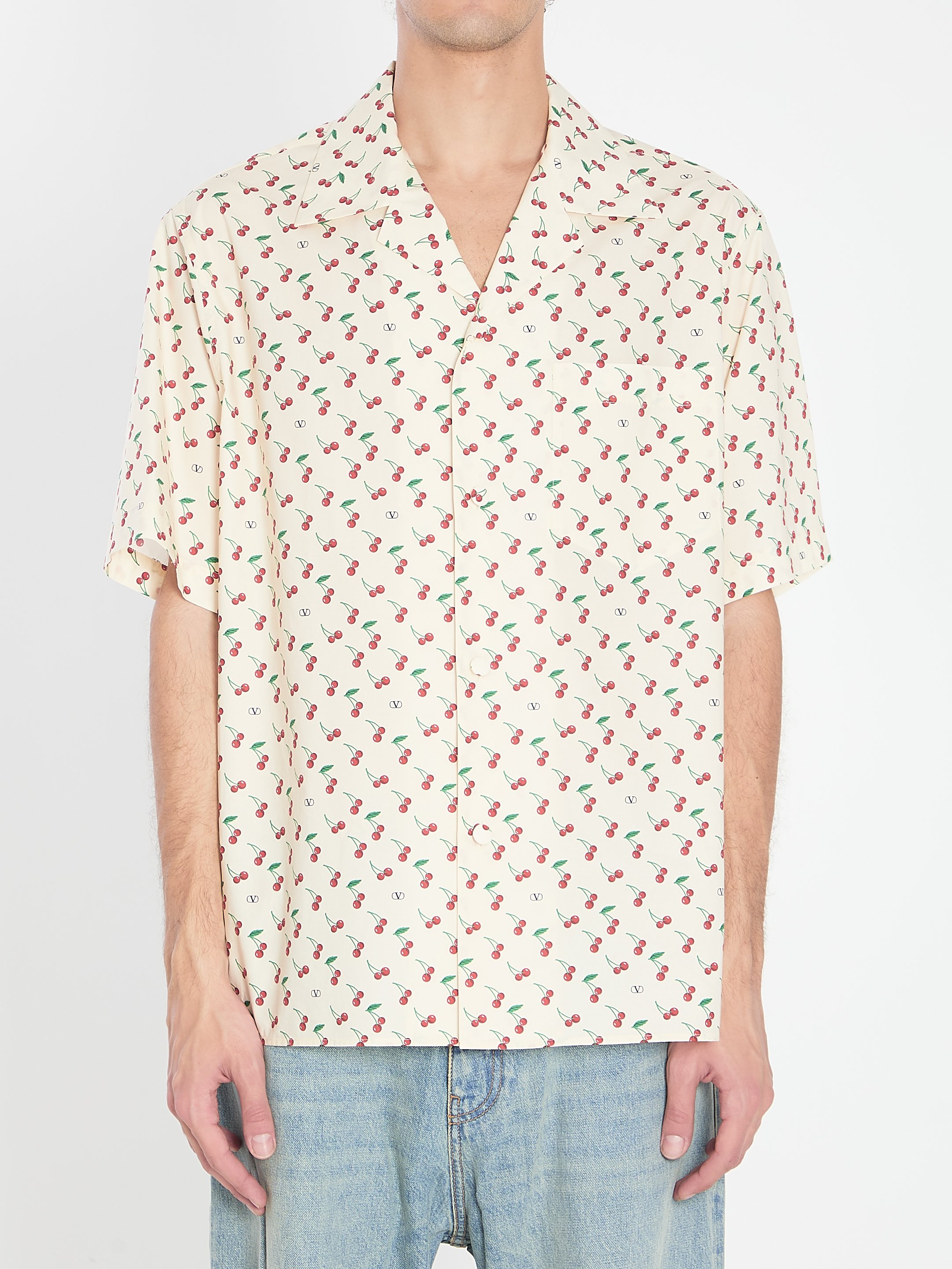[Valentino Garavani] Shirts Short Sleeve FW25 7V3AA111_B0B_BMY
