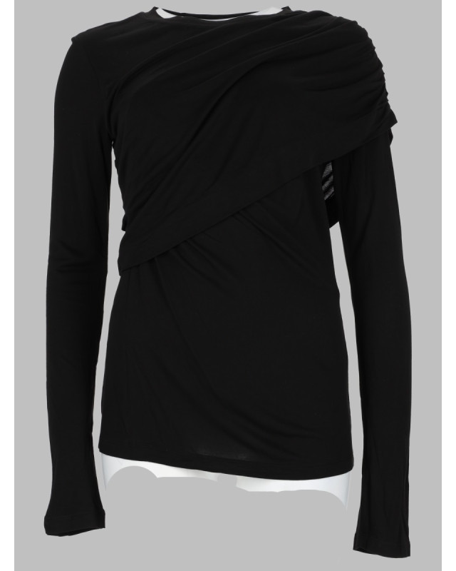 [Marant Etoile] T-shirts Short Sleeve FW26 HT0656FD_D3K01E01BK