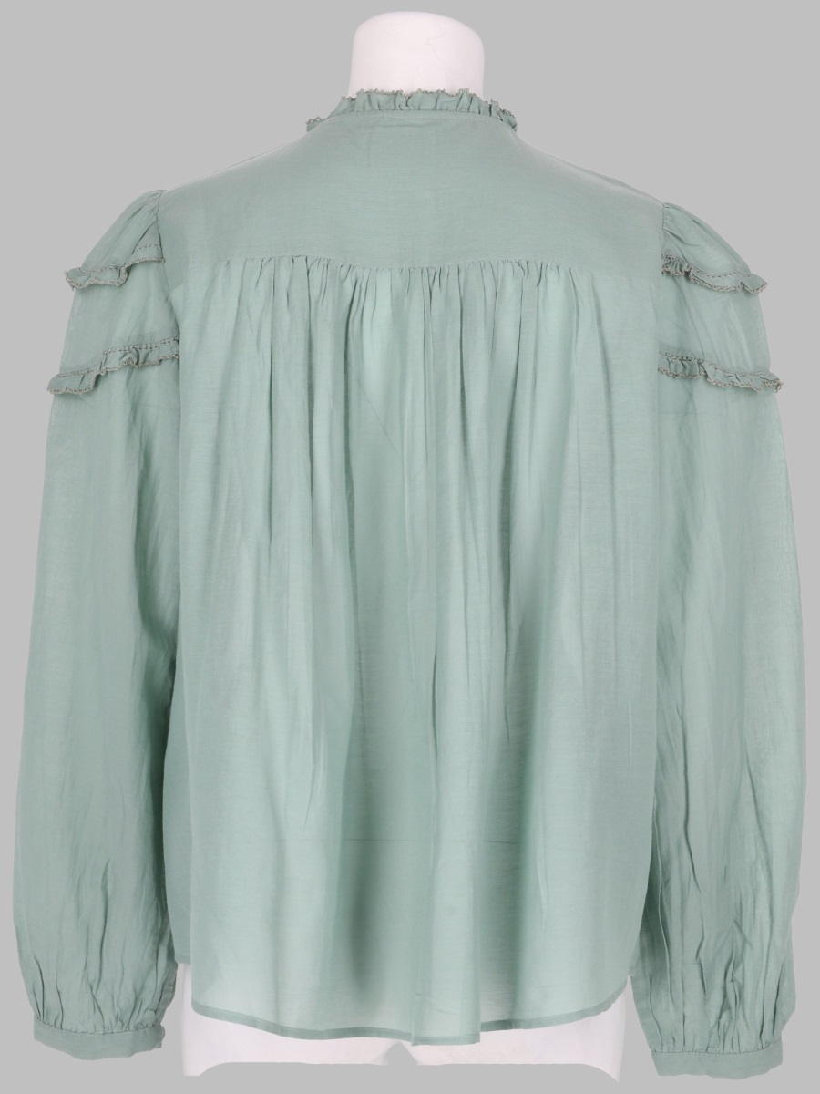 [Marant Etoile] Shirts Long Sleeve FW26 HT0681FB_B3J04E60SE