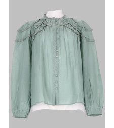[Marant Etoile] Shirts Long Sleeve FW26 HT0681FB_B3J04E60SE