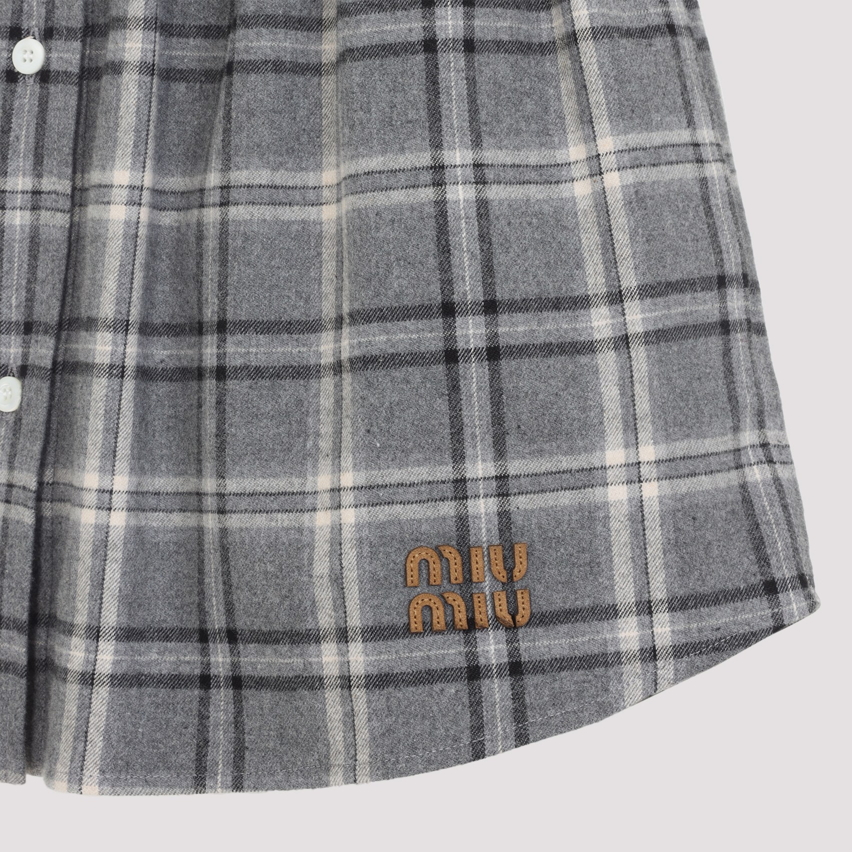 [Miu Miu] Mini skirt SS26 MG2603SOOO.1807