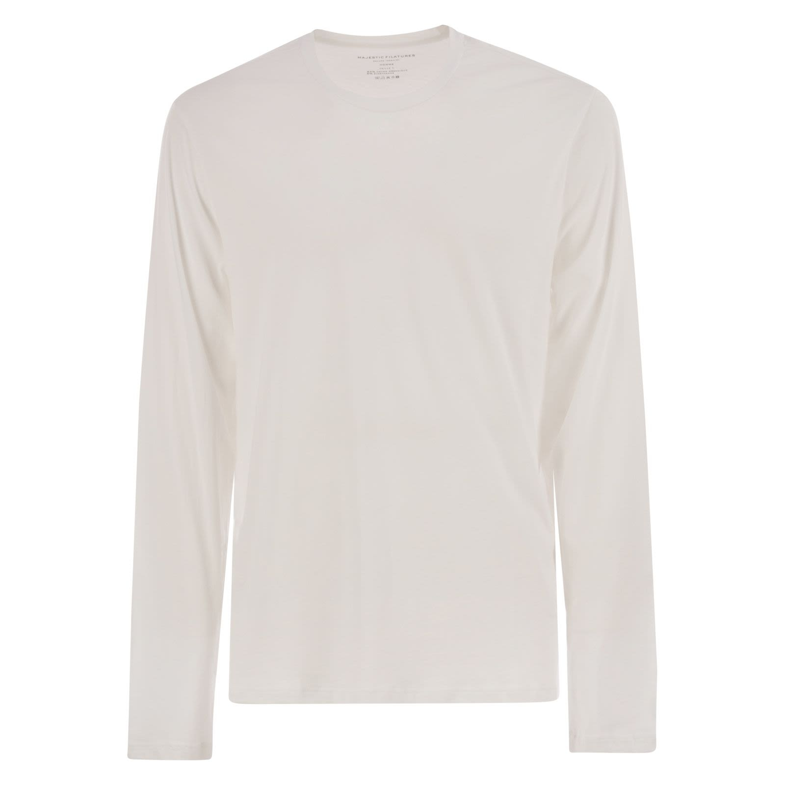 [Majestic] T-shirts Long Sleeve SS25 S25M090HTS020 001