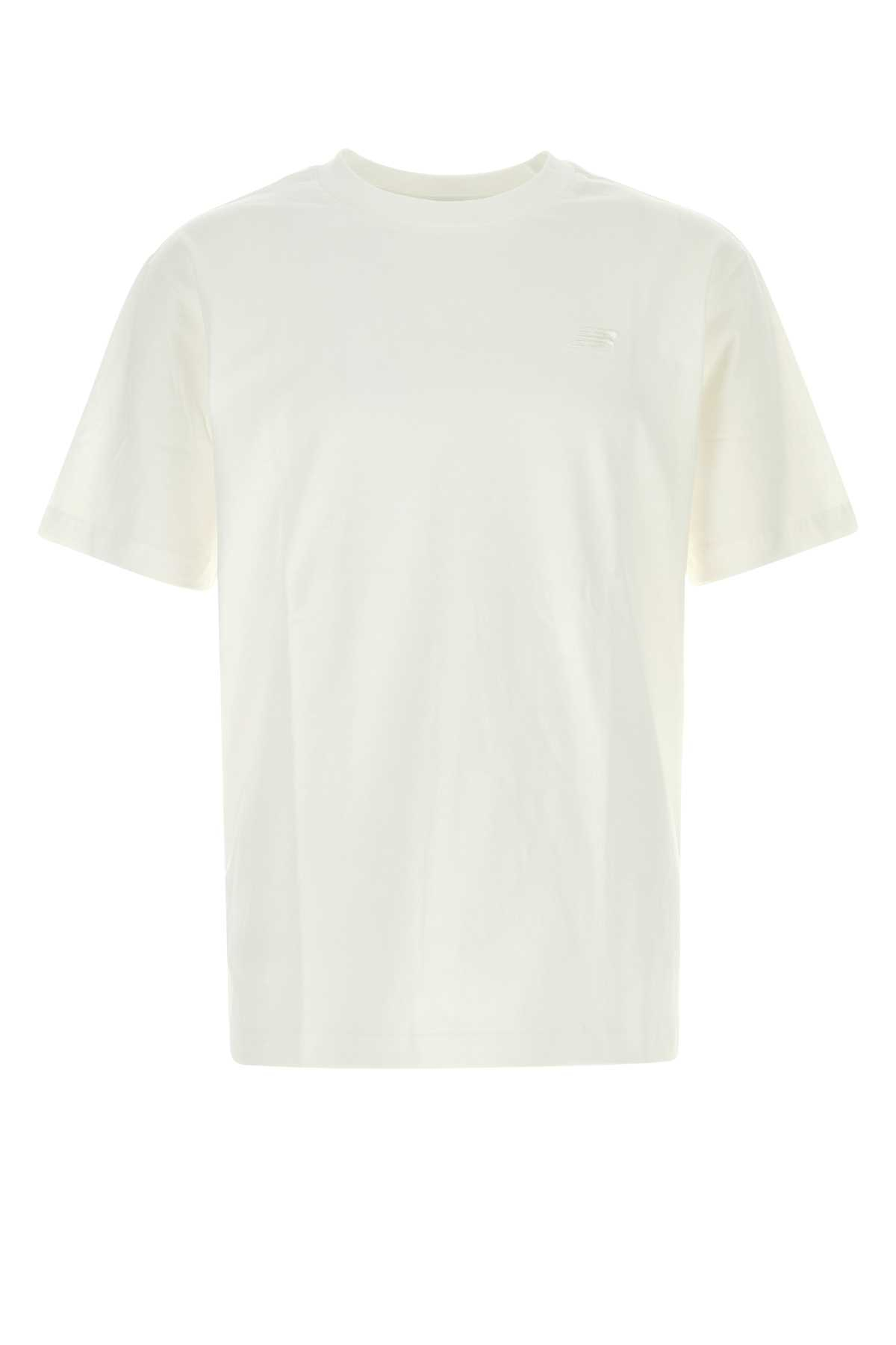 [NEW BALANCE] T-shirts Short Sleeve FW26 MT41533WT WHITE