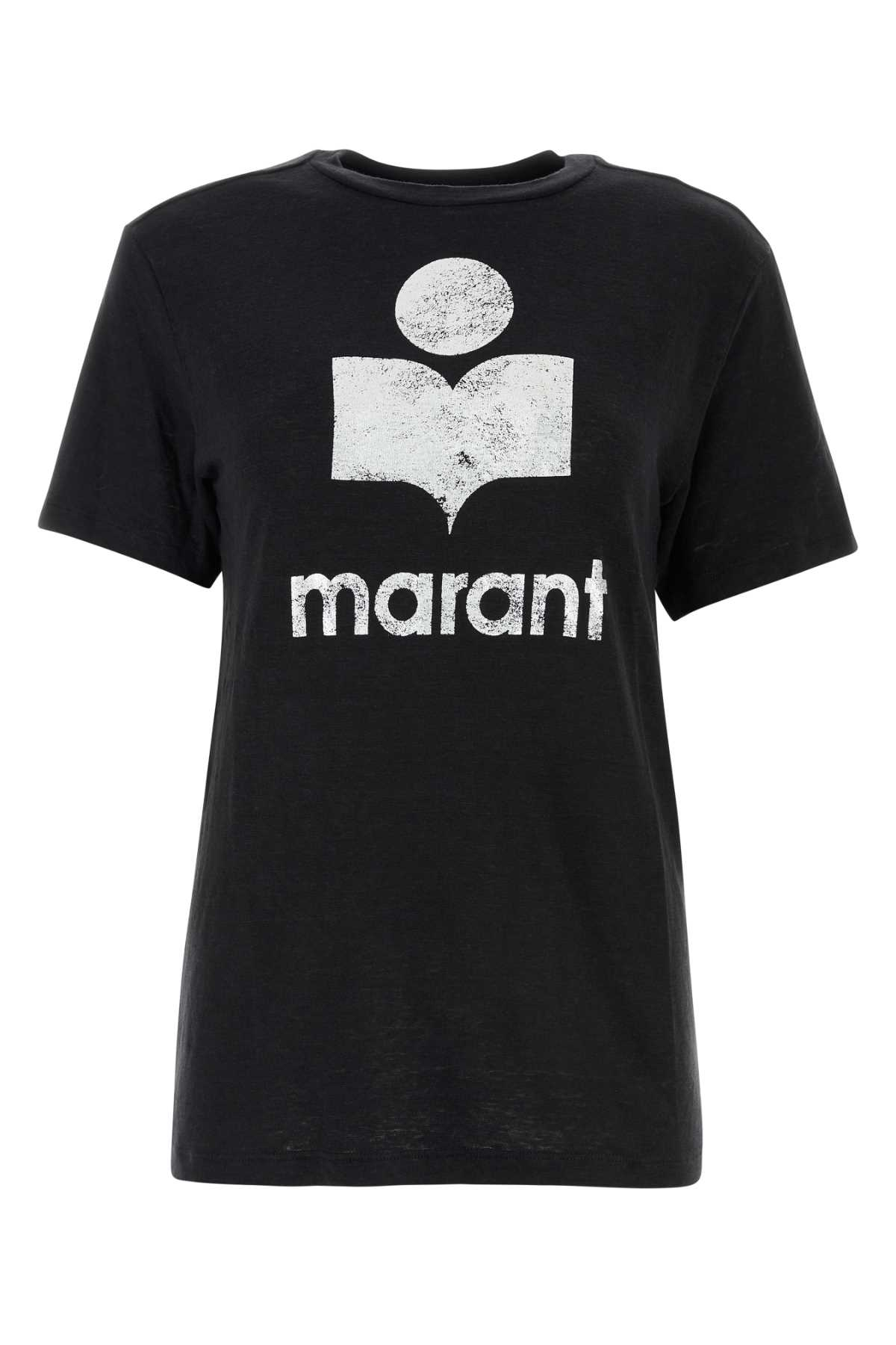 [Isabel Marant Etoile] T-shirts Short Sleeve FW26 TS0001FBA1N10E 01BK