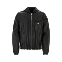 [Prada] Leather Jacket FW26 UPW281SOOO038 F0002