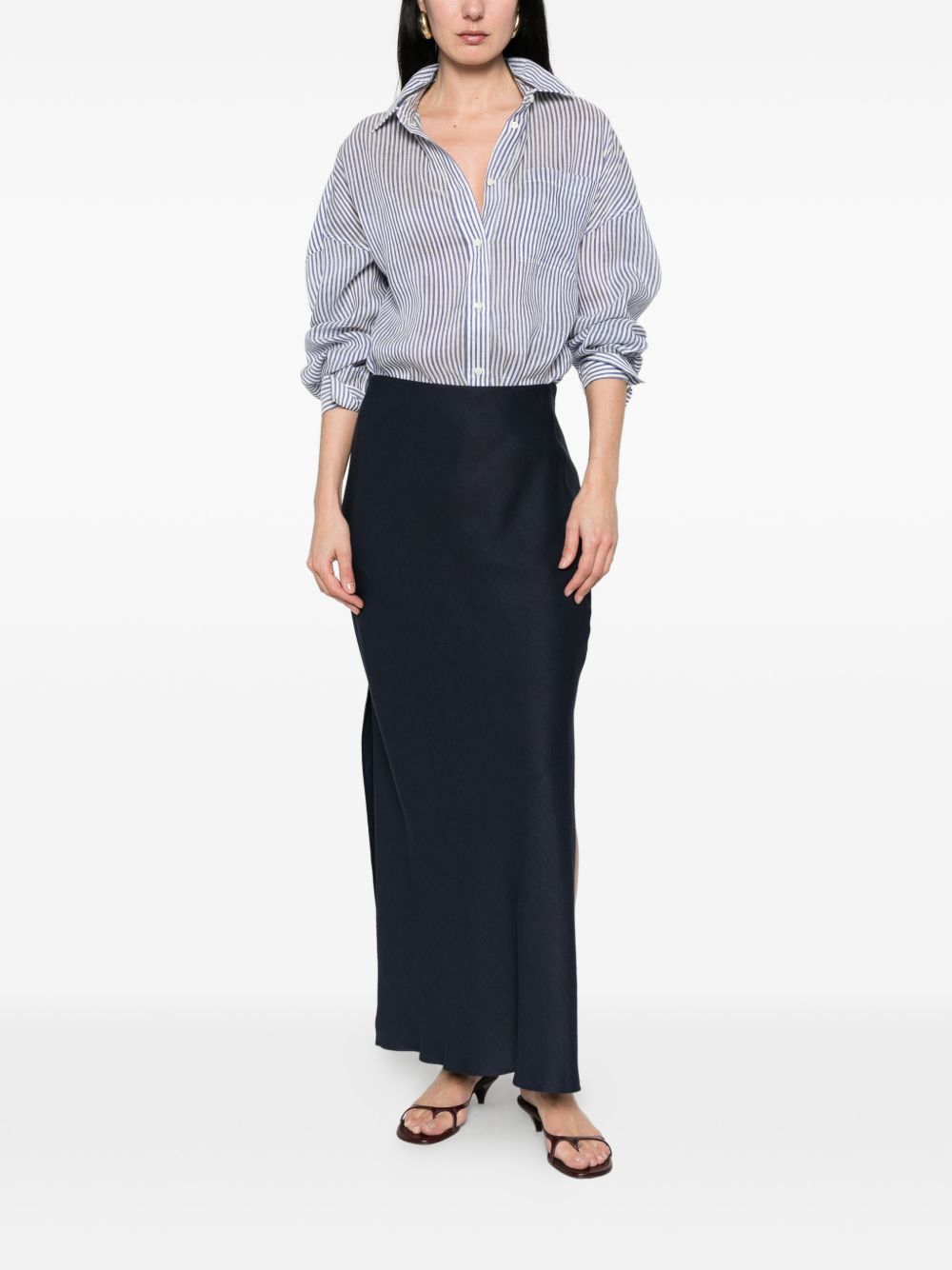 [Brunello Cucinelli] Midi skirt SS26 MH126G3396C4224