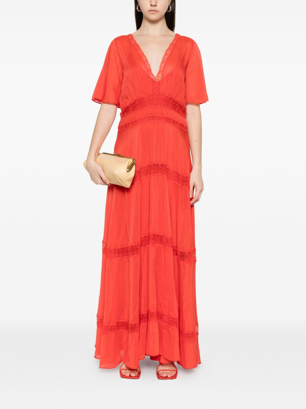 [Forte Forte] Sleeveless dress SS26 14904MYDRESSROUGE