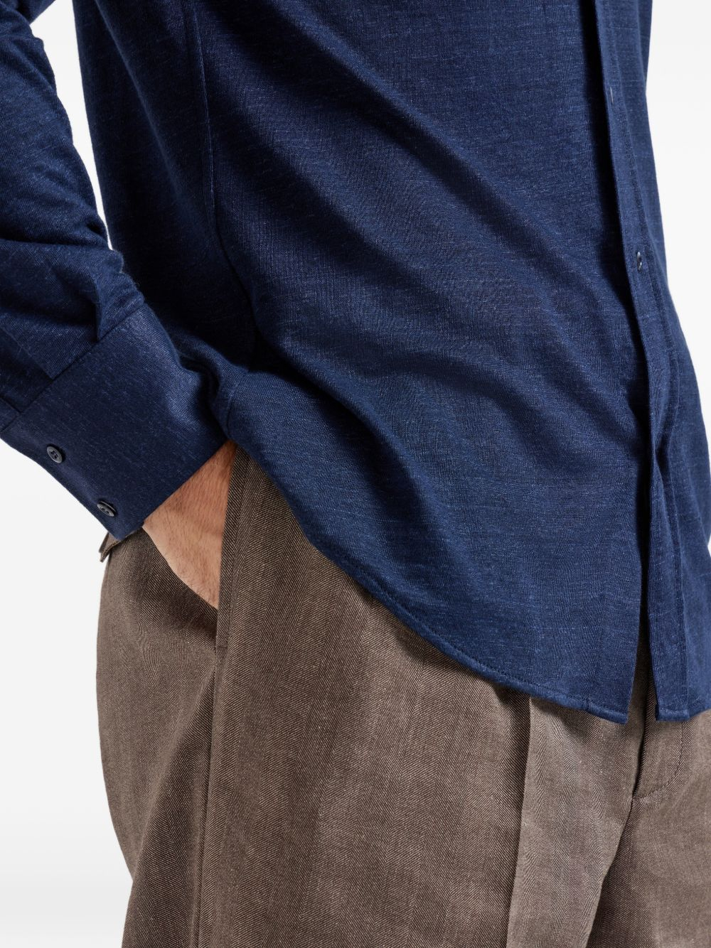 [Brunello Cucinelli] Shirts Long Sleeve SS26 MR8276686C006