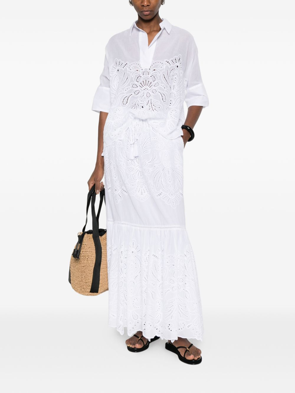 [ERMANNO FIRENZE] Long skirt SS26 D48EO012EN0MF010
