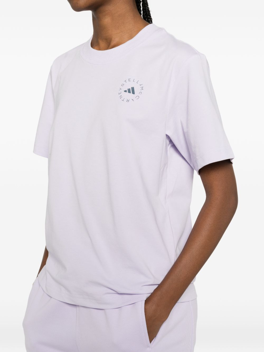 [Adidas By Stella McCartney] T-shirts Short Sleeve SS26 JZ0689PRPTNT