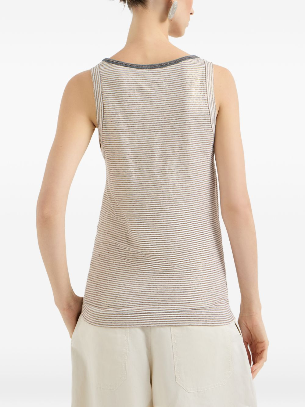[Brunello Cucinelli] T-shirts Sleeveless SS26 MQ977DU530C2094