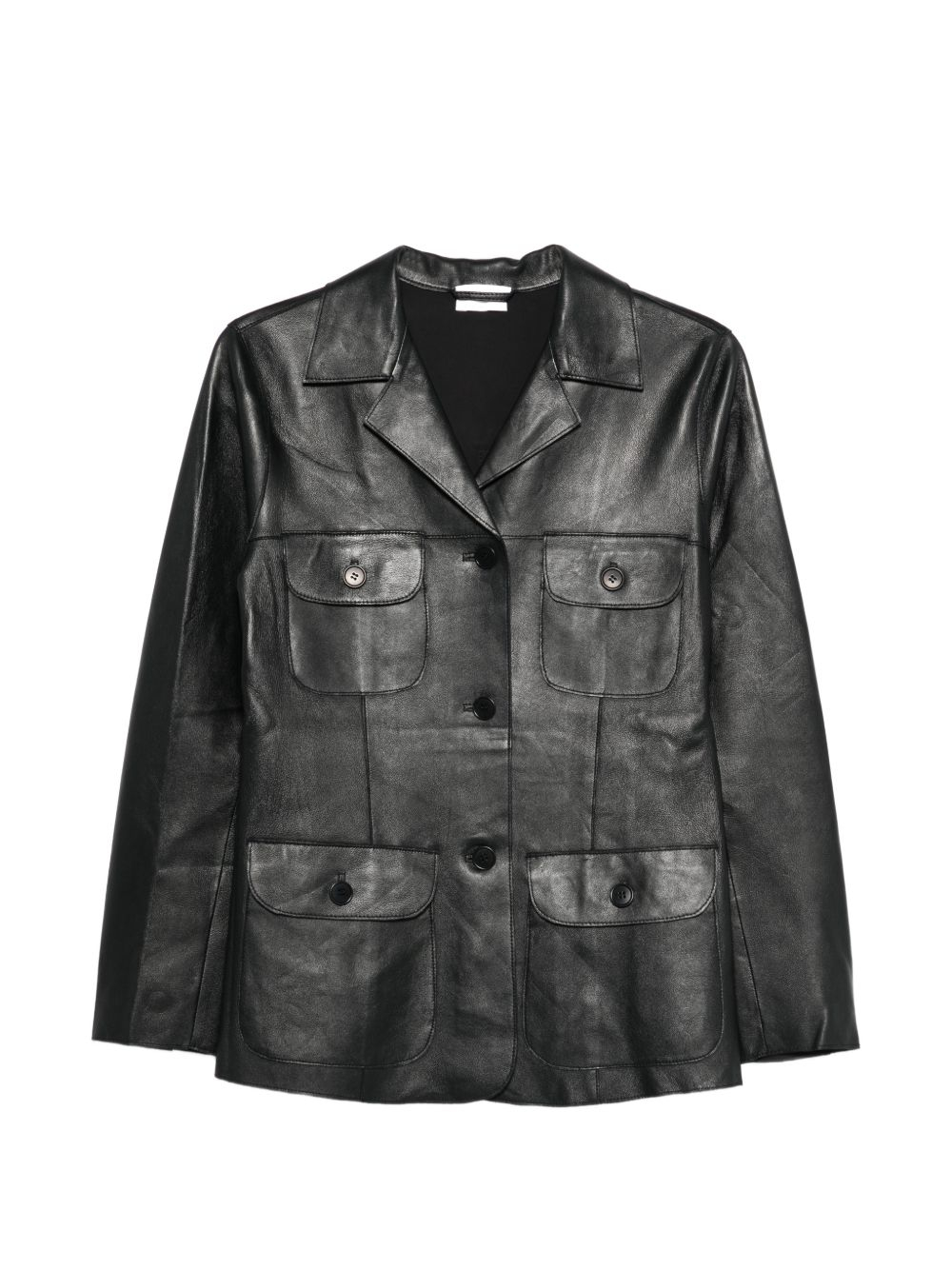 [PAROSH] Leather Jacket SS26 D431811MACIOCK26012