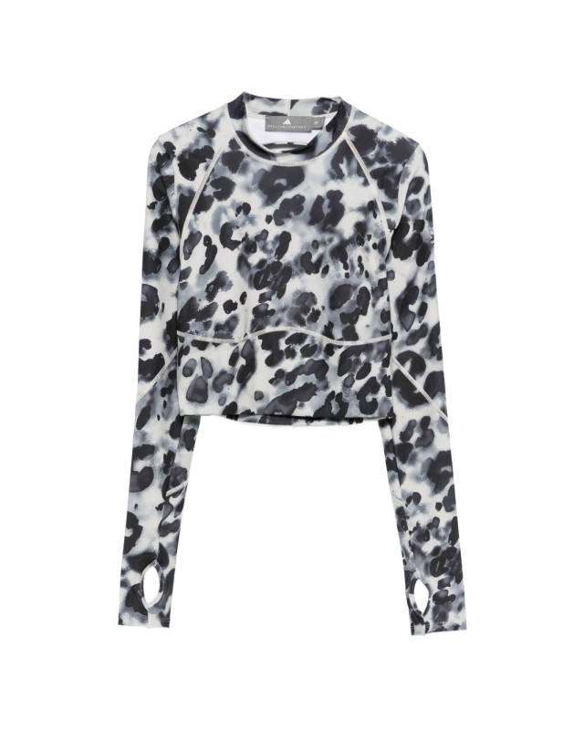 [Adidas By Stella McCartney] T-shirts Long Sleeve SS26 JY8164WONALU/BLACK