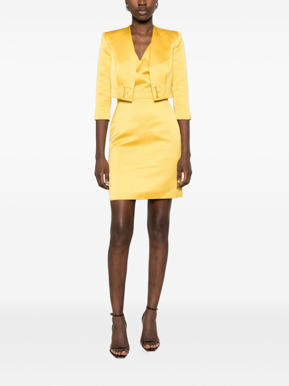 [ELISABETTA FRANCHI] Long sleeve dress SS26 TB00161E2EV4
