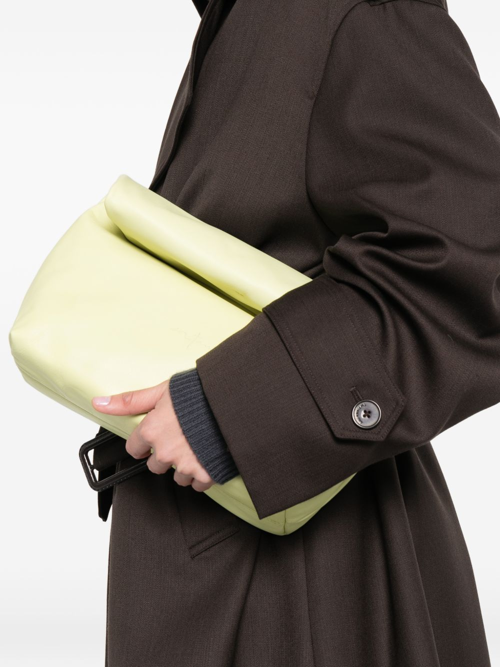 [Cortana] Clutch bag SS26 BDELHIL01PALECANARY