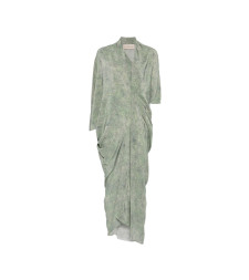 [Cortana] Long sleeve dress SS26 A3595/8FOLLIAGEPRINT