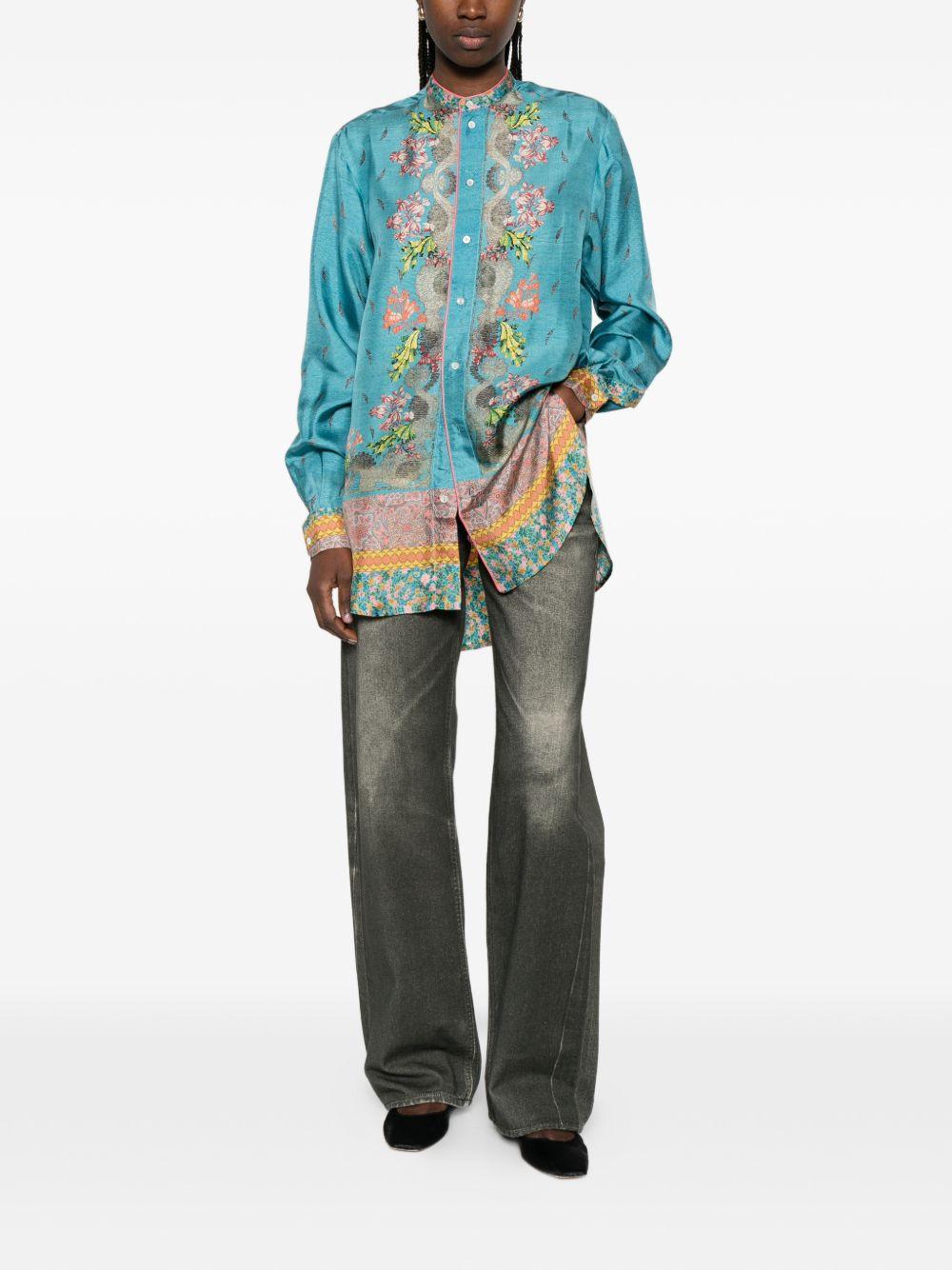 [Pierre Louis Mascia] Shirts Long Sleeve SS26 ALOE/S-CML11185101517870