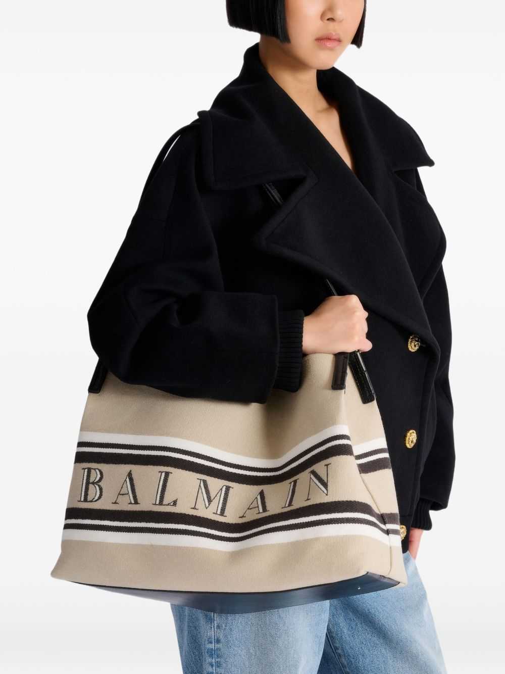 [Balmain] Tote bag SS26 GN1FF034TJBRGXI
