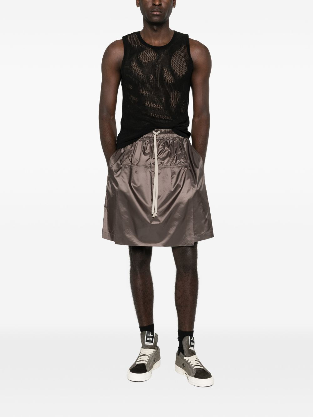 [Moncler X Rick Owens] Mini skirt SS26 MU01F2B01M8114828