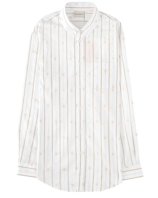 [DROLE DE MONSIEUR] Shirts Long Sleeve SS26 SH240_CO185OFFWHITE