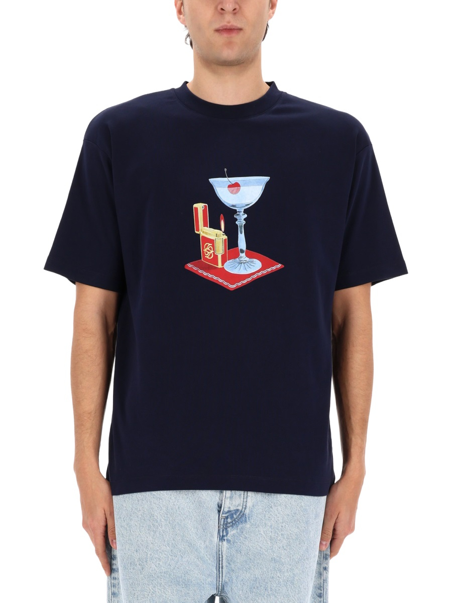 [DROLE DE MONSIEUR] T-shirts Short Sleeve SS26 TS291_CO002NAVY