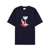 [DROLE DE MONSIEUR] T-shirts Short Sleeve SS26 TS291_CO002NAVY
