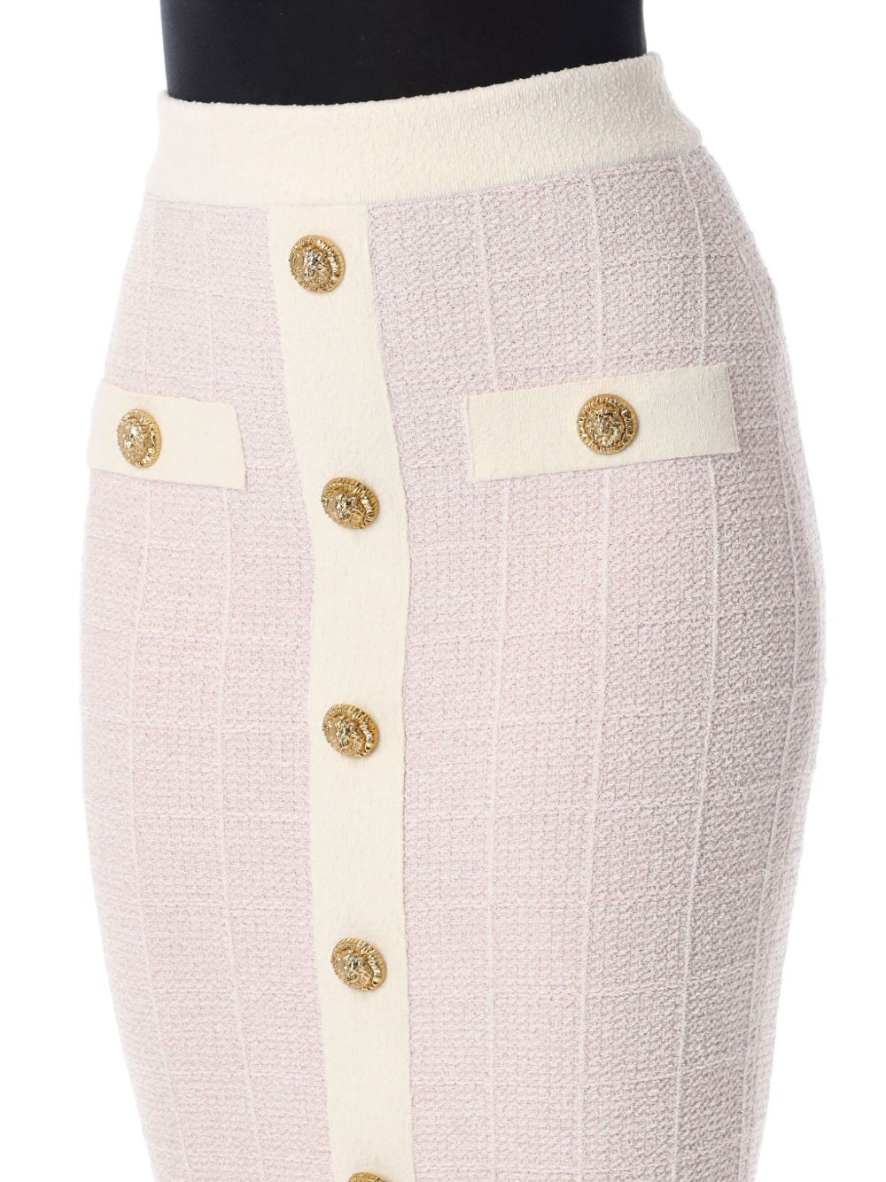 [Balmain] Midi skirt SS26 GF1LD024KJ48OIB