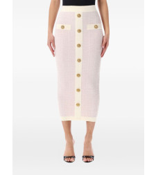 [Balmain] Midi skirt SS26 GF1LD024KJ48OIB