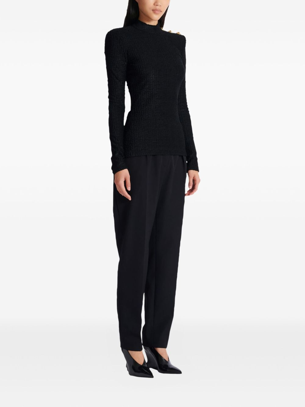 [Balmain] Knitwear SS26 GF1AR962JL420PA