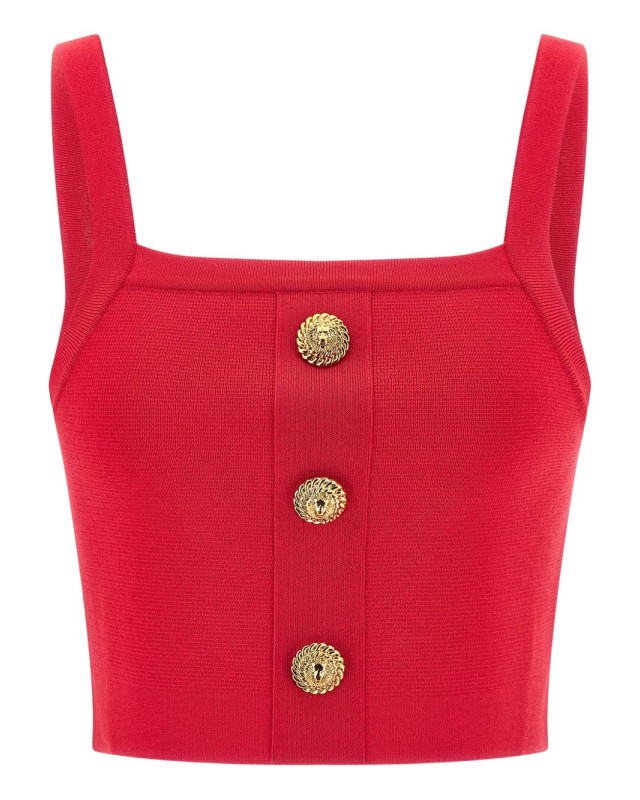 [Balmain] T-shirts Sleeveless SS26 GF1AA415KJ434PK