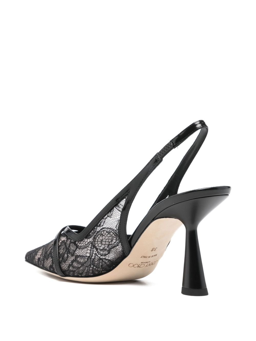[Jimmy Choo] Slingback SS26 AMITA85DRHBLACK/BLACK