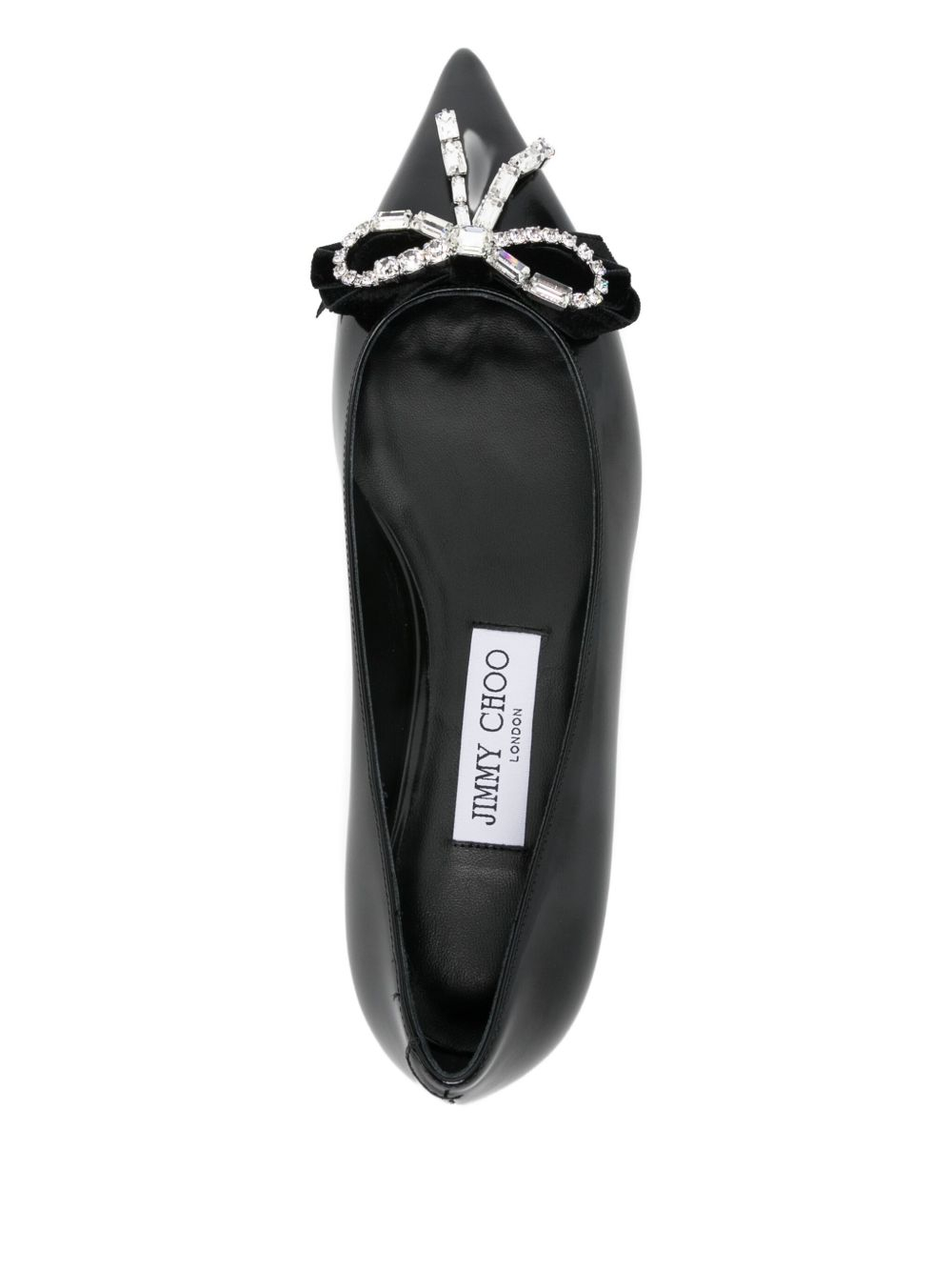 [Jimmy Choo] Flat shoes SS26 AURIAFLATBSVBLACK/CRYSTAL
