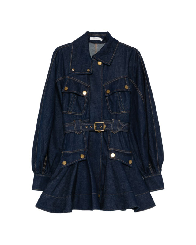 [Zimmermann] Long sleeve dress SS26 7723DS261HBBL