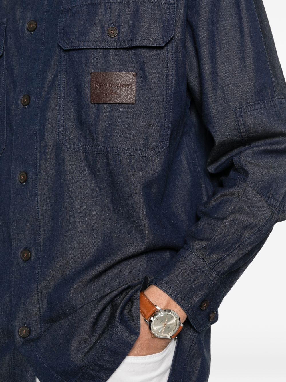 [Emporio Armani] Shirts Long Sleeve SS26 EM005495AF25156MB001