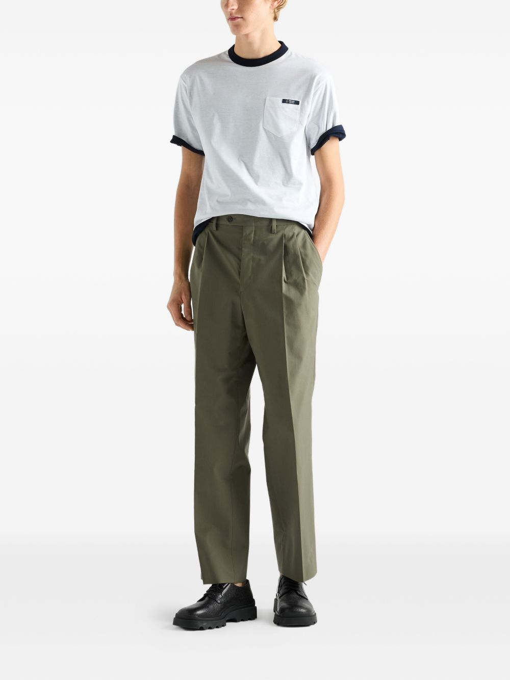 [Prada] T-shirts Short Sleeve SS26 UJN9601801F057G