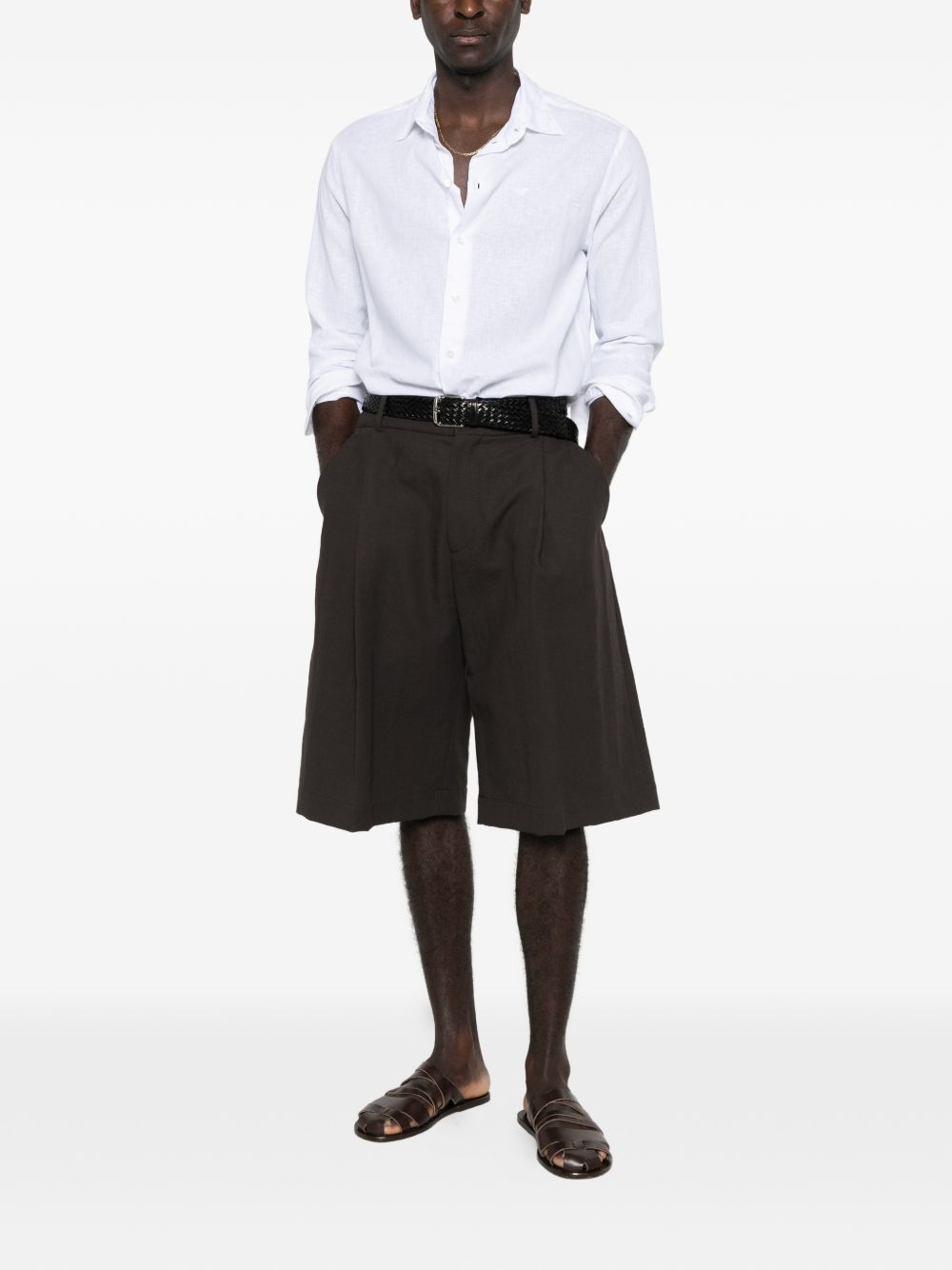[Emporio Armani] Shirts Long Sleeve SS26 EM000099TE20550U0002