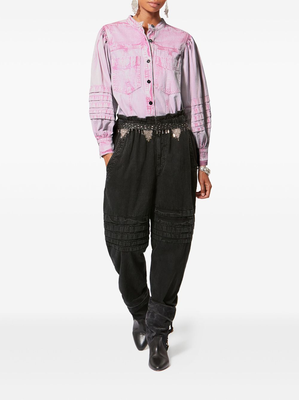 [Marant Etoile] Shirts Long Sleeve SS26 CH0298FA-D1H04E40PK