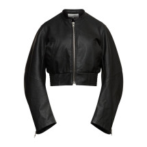 [MM6 Maison Margiela] Leather Jacket SS26 S52AM0343M35740900