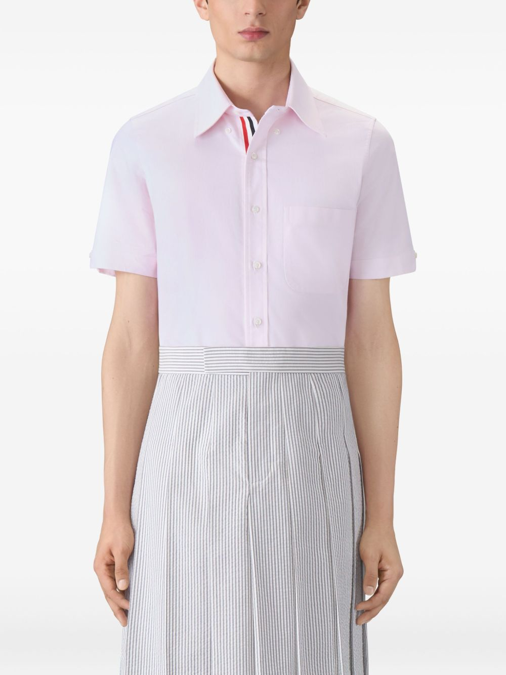 [Thom Browne] Shirts Short Sleeve SS26 MWS239EF0313680
