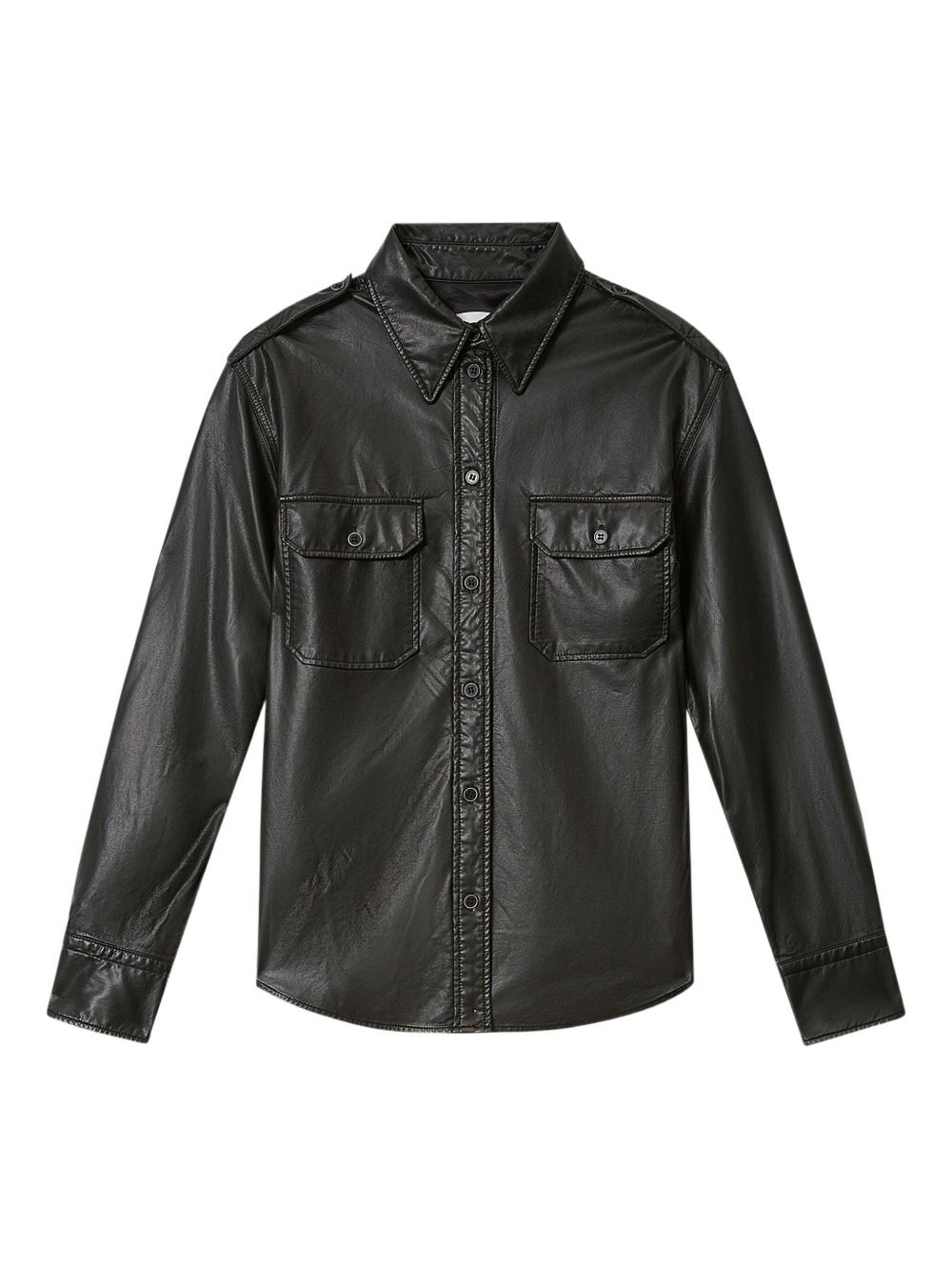 [Marant Etoile] Shirts Long Sleeve SS26 CH0279FA-D1B03E01BK