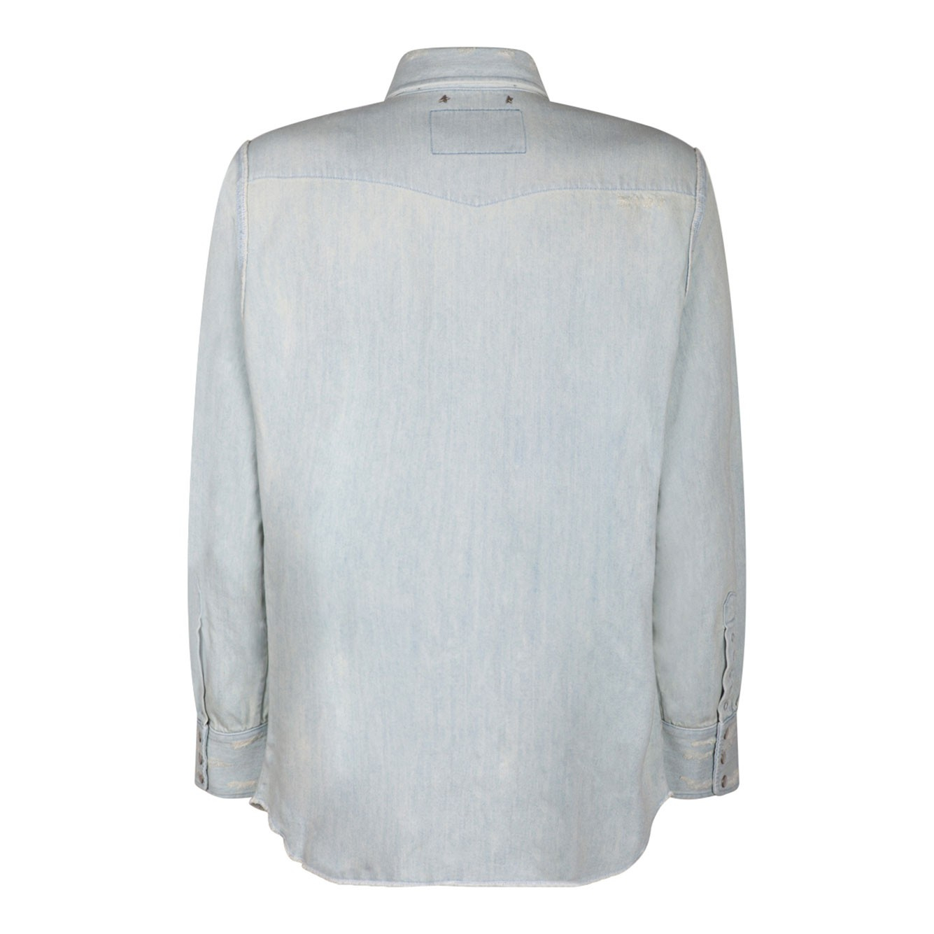[Golden Goose] Shirts Long Sleeve CO GMP00487P00063650100-BLUE