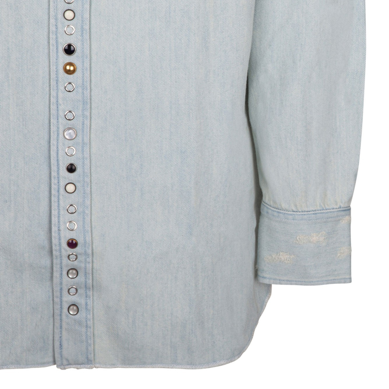 [Golden Goose] Shirts Long Sleeve CO GMP00487P00063650100-BLUE