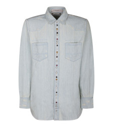 [Golden Goose] Shirts Long Sleeve CO GMP00487P00063650100-BLUE