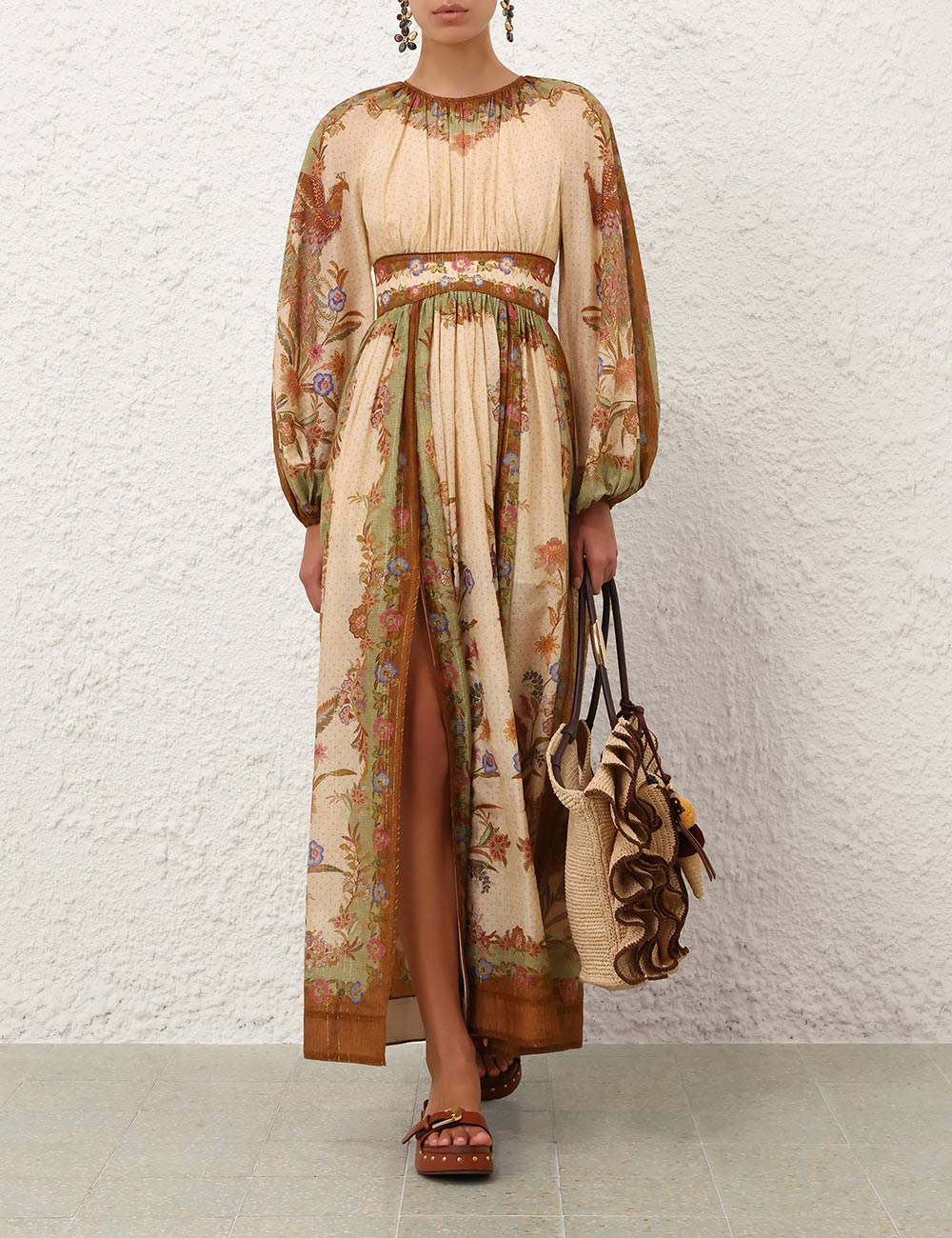 [Zimmermann] Long sleeve dress FW26 5947DSS262CKSF