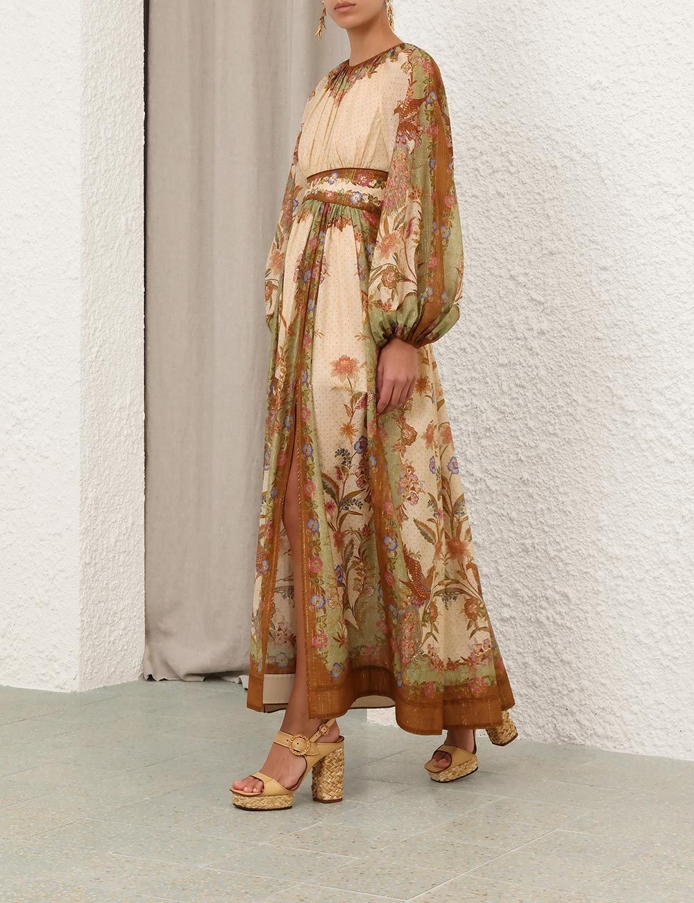 [Zimmermann] Long sleeve dress FW26 5947DSS262CKSF
