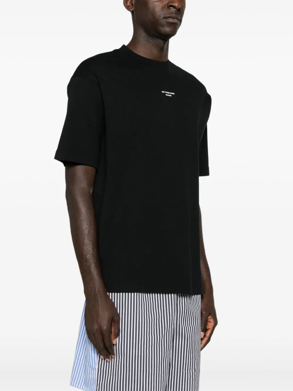 [DROLE DE MONSIEUR] T-shirts Short Sleeve FW26 PERMTS202CO002BL