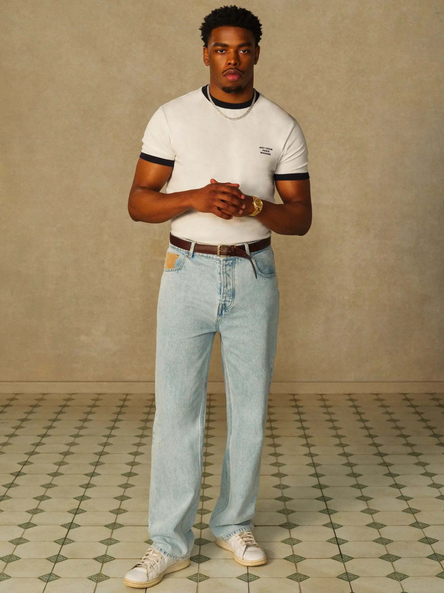 [DROLE DE MONSIEUR] T-shirts Short Sleeve FW26 PERMTS339CO311OW