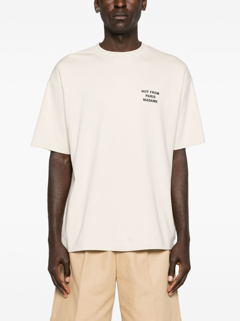 [DROLE DE MONSIEUR] T-shirts Short Sleeve FW26 PERMTS203CO002MT