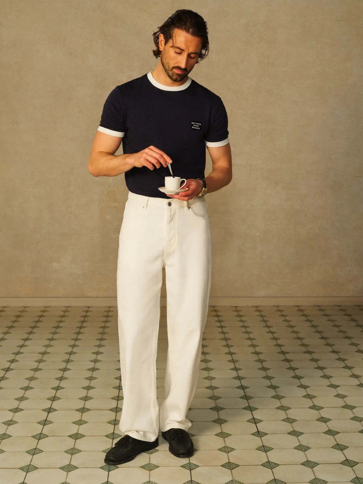 [DROLE DE MONSIEUR] T-shirts Short Sleeve FW26 PERMTS339CO311NY