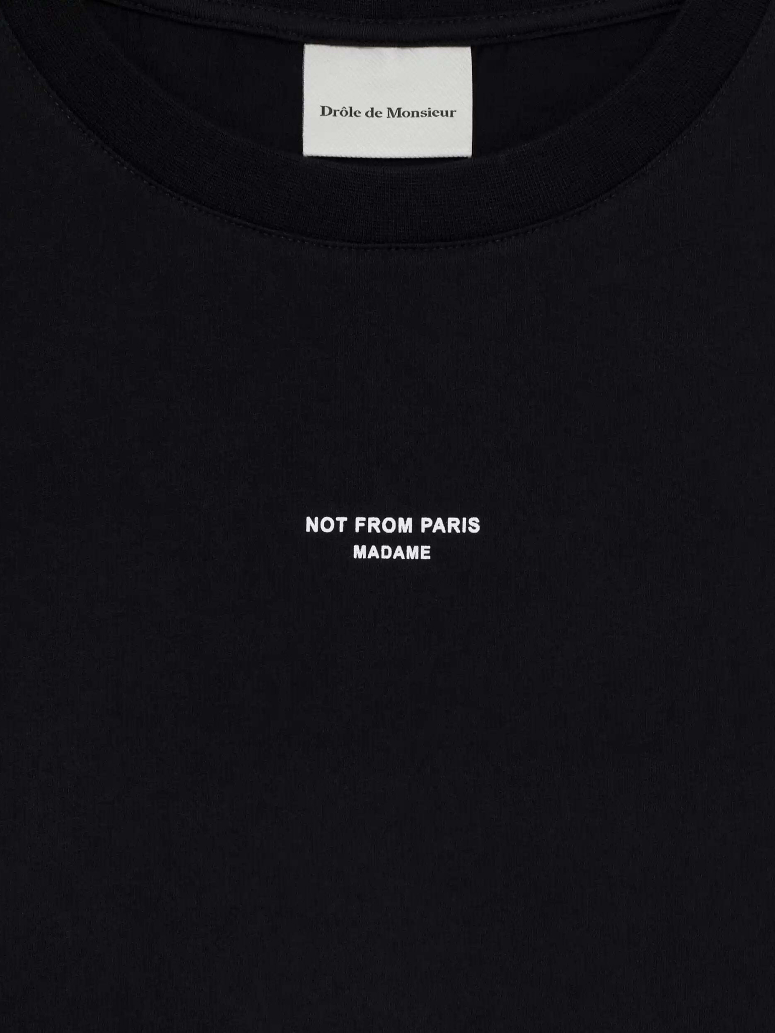 [DROLE DE MONSIEUR] T-shirts Sleeveless FW26 PERMTS338CO311BL